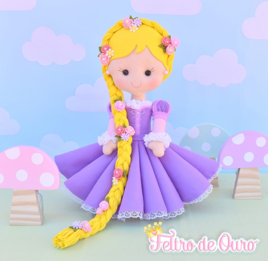 Apostila Digital Rapunzel em Feltro - Image 2