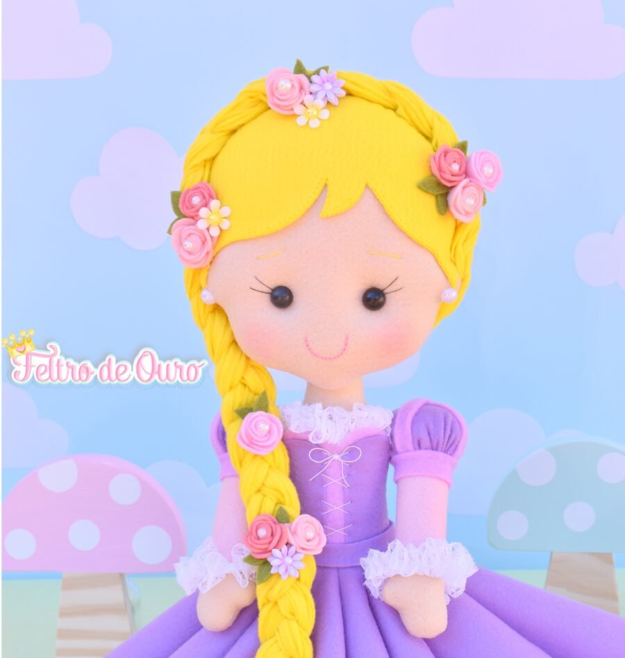 Apostila Digital Rapunzel em Feltro - Image 3