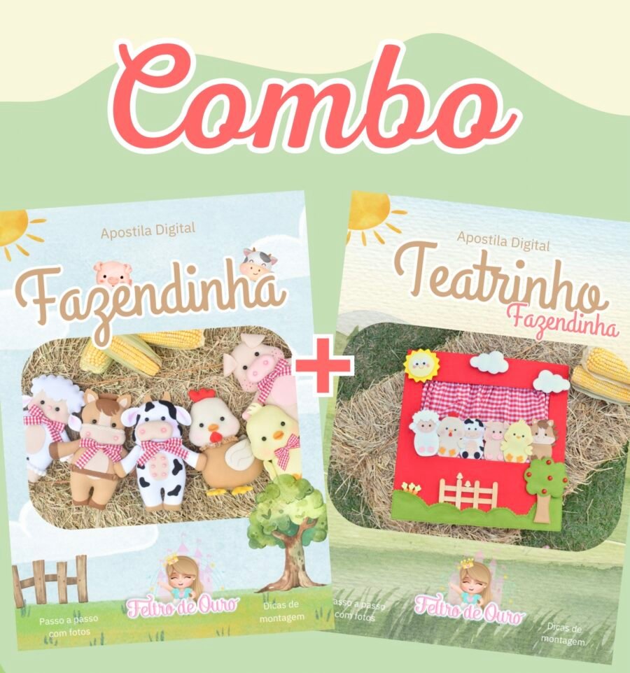 Combo: Apostila Digital Fazendinha + Teatrinho