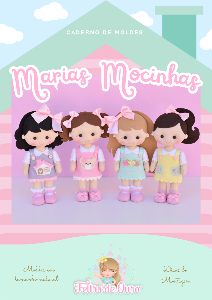 Caderno de Moldes - Marias Mocinhas